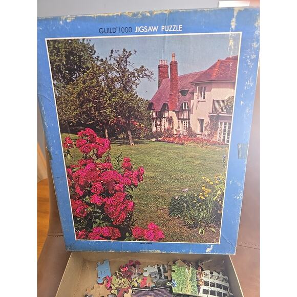 Vintage Whitman Bright Summer Series 743 1000 Piece Jigsaw Puzzle 21.5"x27.5" - Picture 2 of 4